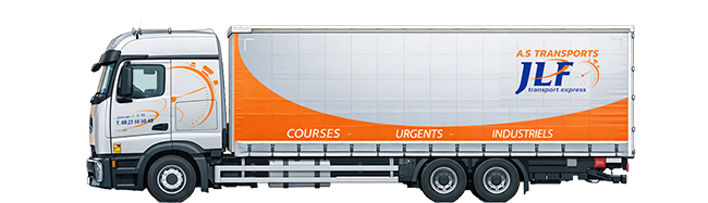 Camion porteur AS TRANSPORTS JLF