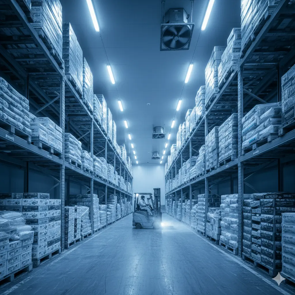 Stockage frigorifique chambre froide AS Transports JLF