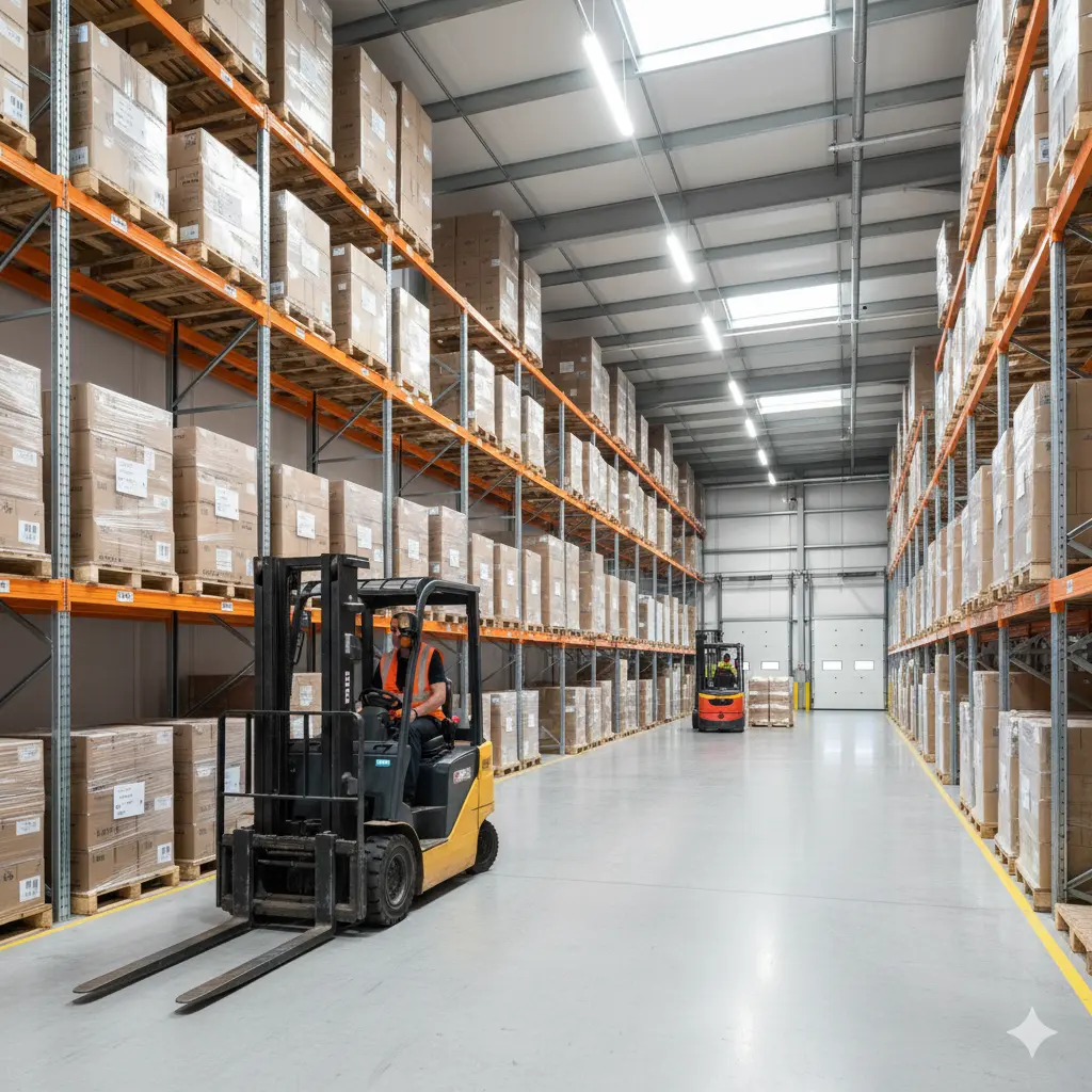 Entrepôt stockage sec AS Transports JLF Seclin