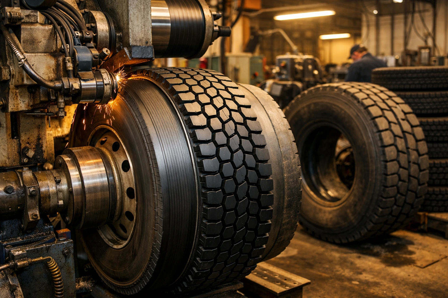 Recreusage rechappage pneus AS Transports JLF