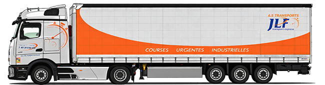 Semi-remorque AS Transports JLF